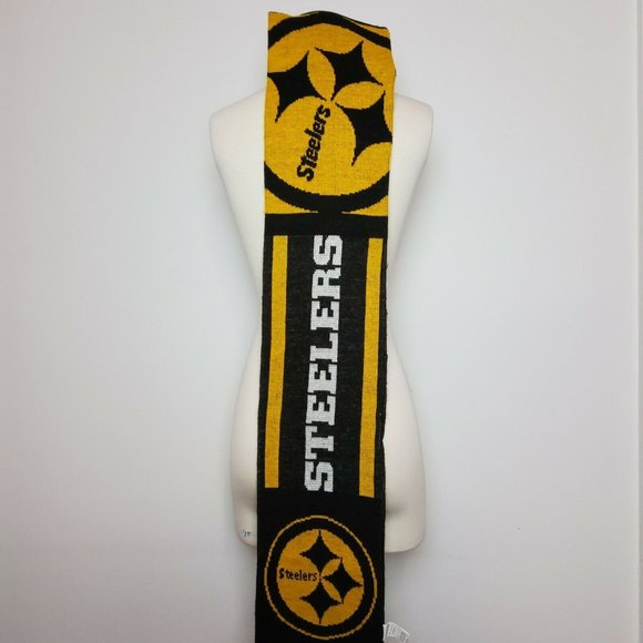 NFL Pittsburgh Steelers Football Scarf - Picture 2 of 4